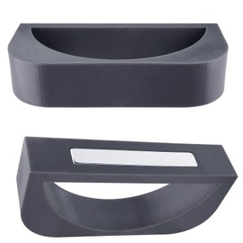 2 Pcs Grey Upgrade Powerful Magnetic Ice Scoop Holder, Adjustable Multi-Angle, Compatible with Ge Opal Nugget Ice Maker 1.0 & 2.0, Fit for Use on Any Metal Surface, Scoop and Ice Maker Not Included