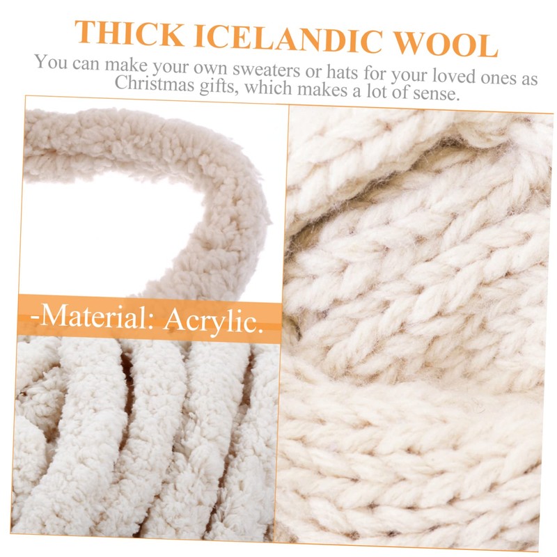 Gatuida 1pc Chunky Chenille Yarn for Hand Knitting Soft and