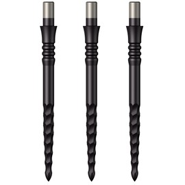 Mission Darts Sniper Points | Lunar CS | Steel Tip Replacement Points | 32 mm | Black (X2669)