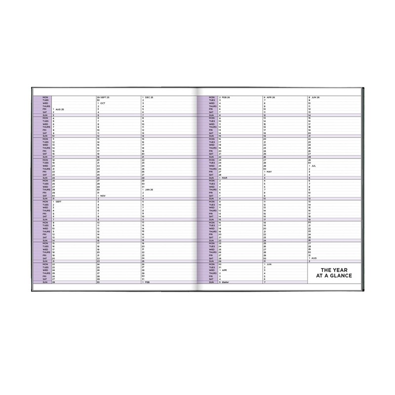 Academic Diary 2025-2026 A5 Week to View by Pirongs |