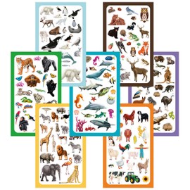 Koobar Animals of The World Sticker Variety Pack (300+ Stickers)