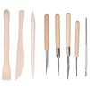 42Pcs Clay Tools Set Pottery Sculpting Carving Trimming Scraper Knife