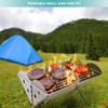 Vaygway Flatpack Portable Foldable Stainless Steel Grill and Fire Pit-