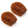 2pcs Vegetable Brush Scrubber for Food, Coconut Fiber Vegetable Scrub