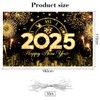 2025 New Year's Eve Banner Decoration 180 x 110 cm,