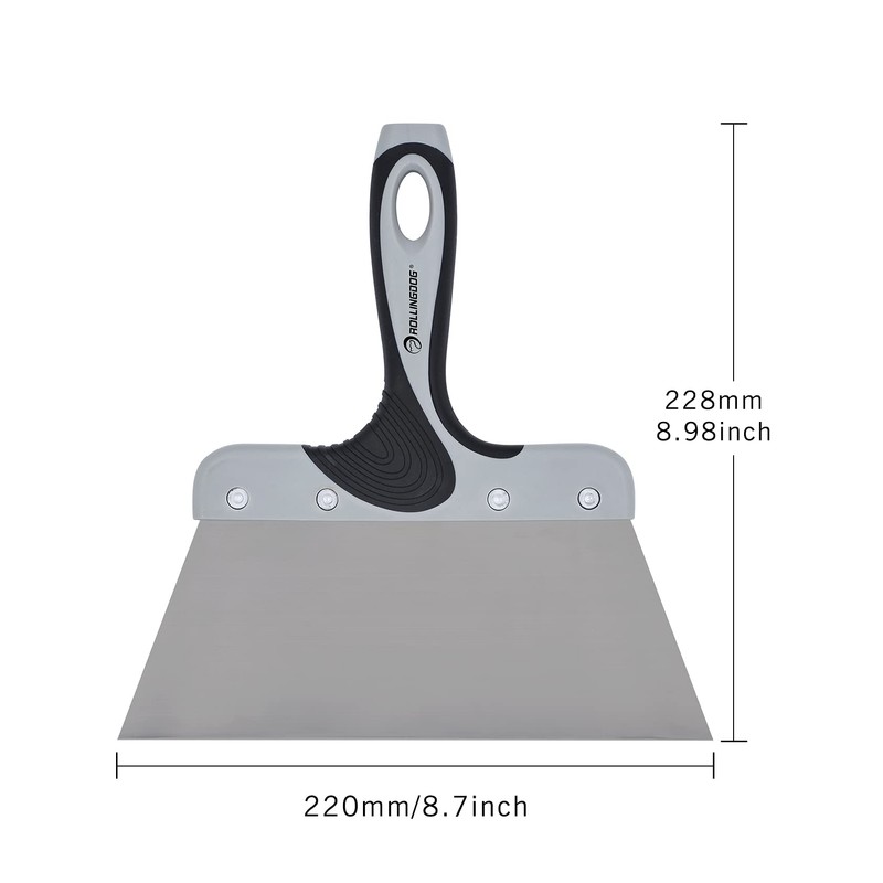 ROLLINGDOG 220 mm Long Painter's Spatula Surface Spatula Tool Corrosion