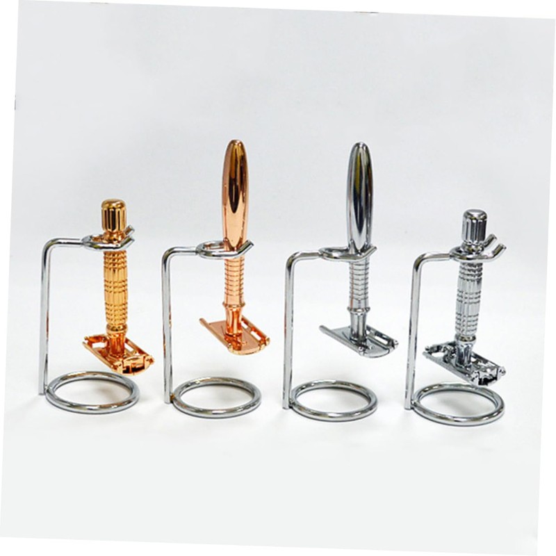 VICASKY Double Shaving and Brush Stand Heavy Duty Holder for