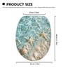 Flashideas Starfish Shell Toilet Lid Cover Soft Plush Seat Bathroom