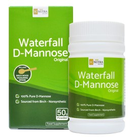 Waterfall D-Mannose Powder - 100% Pure D-Mannose Powder Naturally Sourced from Birch - Not a Blend - Free from Bulking Agent, Fillers & Cranberry - SC Nutra (Sweet Cures)