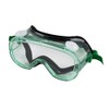 Sellstrom Flexible, Soft, Indirect Vent, Protective Safety Goggle, Green-Tinted Body,