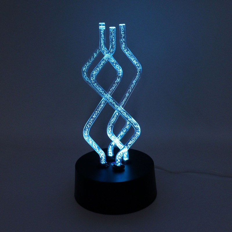 Bubble Color Changing LED Table Lamp Dancing Rotary Stick Lamp