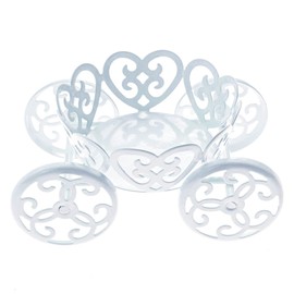 4-Pack Single Princess Carriage Cupcake Stand Holder Display
