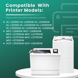 GREENBOX TN660 Black Toner Cartridges High Yield Replacement for Brother TN660 TN-660 TN630 Toner for HL-L2300D DCP-L2520DW DCP-L2540DW HL-L2360DW HL-L2320D HL-L2380DW MFC-L2707DW Printer, 2 Pack