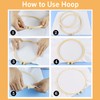 Punch Needle Kits for Beginners Cute Black White Sheep Flowers
