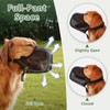 Mayerzon Dog Muzzle, Patented Mesh Muzzle with Panting Room for