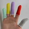PRETYZOOM 50pcs Finger Cots Cotton Finger Guards Protective Fabric Finger