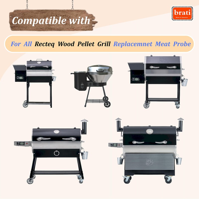 Meat Probe Replacement for Rec Tec Wood Pellet BBQ Grill