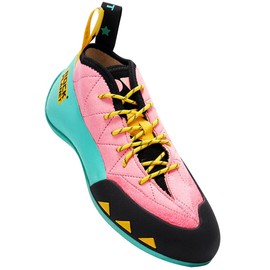 Low-Volume Performance Climbing Shoes Women Men Tight Fit for Technical Sport Climbing Vegan Leather Microfiber Lining‌ Pink