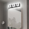 Coinmit 3 Light Black Modern Bathroom Vanity Light Fixtures Over