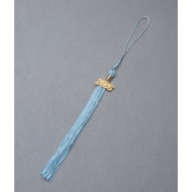 Ruwado 2026 Graduation Tassel Academic Graduation Cap Tassel with Gold Year Charm Cap Hat Decoration for Graduates Students Parties Ceremonies Souvenir Gift Supplies (Light Blue)