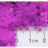 GLITTIES - Fuchsia - (.094") - Pink Hexagon Glitter -