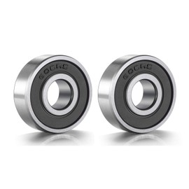 Donepart 608RS Ball Bearings ABEC3 High Speed Double Sealed Bearings for Skateboard, Inline Skates, Motor, Wheels, Fidget Spinners, 3D Printer (2 Pack)