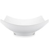 Q Squared Zen BPA-Free Melamine Serving Bowl, 12-1/2 Inches, White