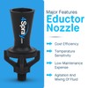 4Spray Eductor Nozzle - NPT Fluid Mixing Eductors - Glass