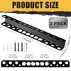 Otoolling 2 Pack 15.75 Inch Screwdriver Organizer Heavy Duty Wall