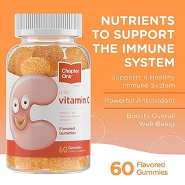 Chapter One Vitamin Gummies Supports Healthy Immune System And Provides Antioxidant Protection Certified Kosher Flavored