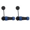 2Pcs SD16 IP68 Waterproof Aviation Connector SD16 Female Plug Male