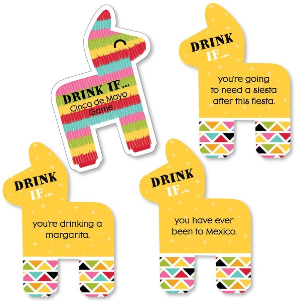 Drink If Game - Cinco de Mayo - Mexican Fiesta Party Game - 24 Count