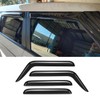 VICOJETOR 94367 Sunproof Waterproof Side Window Wind Deflector, 4pcs Protective