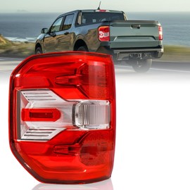 Tail Lights Compatible with 2022 2023 2024 Ford Maverick XL XLT, LED Type Left Driver Side Rear Brake Lamp Signal Assembly ‎Taillights Replace NZ6Z13405C, FO2800288