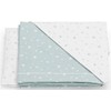 Italbaby 020.1007-003 Completo Lettino da 3 Pezzi Stelline Verde Menta