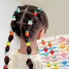 Petunny 100Pcs Cotton Baby Hair Ties Soft Seamless Toddler Hair