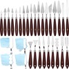 Lasnten 27 Pcs Palette Knife Set Stainless Steel Painting Knife