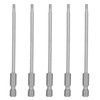 10Pcs 2.5mm Magnetic Screwdriver Bits Alloy Steel 1/4 Inch Hex