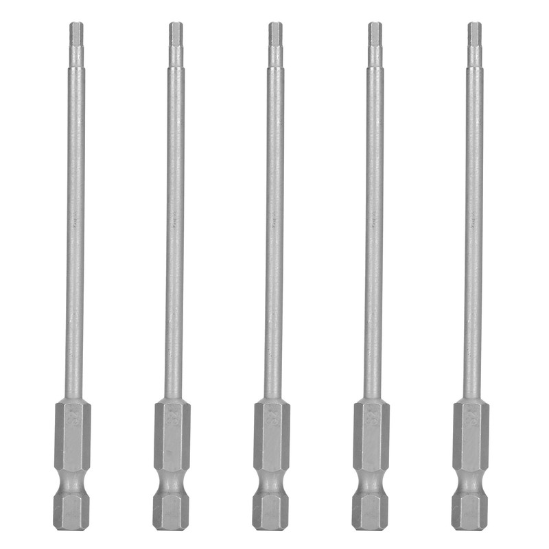 10Pcs 2.5mm Magnetic Screwdriver Bits Alloy Steel 1/4 Inch Hex