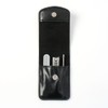 Reqple Nail File Nail Clippers 3-Piece Set Black Earpick / 리크플 네일파일 손톱깎이 3종세트 검정 귀이개