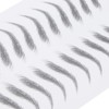 6D Eyebrow Tattoo Sticker, Eyebrow Shaping Stencils, Semi-Permanent, Hair-Like, Waterproof