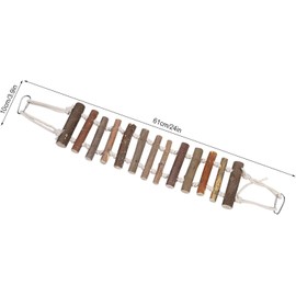 Wooden Bird Rope Ladder Bridge,1Pc Pet Rope Ladder Hamster Long Climbing Rope Ladder Birds Swing Hanging Bridge,Bird Wood Ladder Bridge,Rope Ladder Bird Toy Bird Ladder Rope,Pet Hamster Rope Ladder