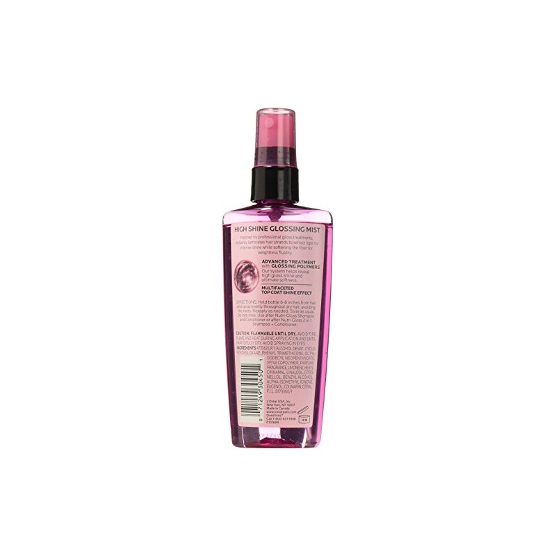 L'Oréal Paris Advanced Haircare Nutrigloss High Shine Glossing Mist, 3.4