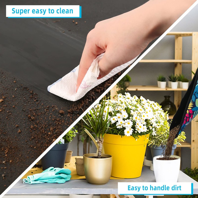 Repotting Mat for Plant Transplanting and Mess Control 29.5"x 29.5"