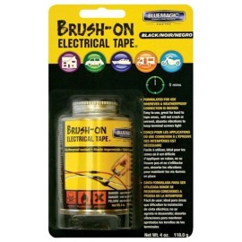 Blue Magic BOT55tri Brush On Electrical Tape Black 4oz