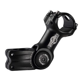 Dymoece Bicycle Stem Riser Adjustable, Bicycle Handlebar Extension 0 ~ 60 Degree Aluminium Alloy for MTB Mountain Bike Road Bike BMX 31.8 mm/25.4 mm