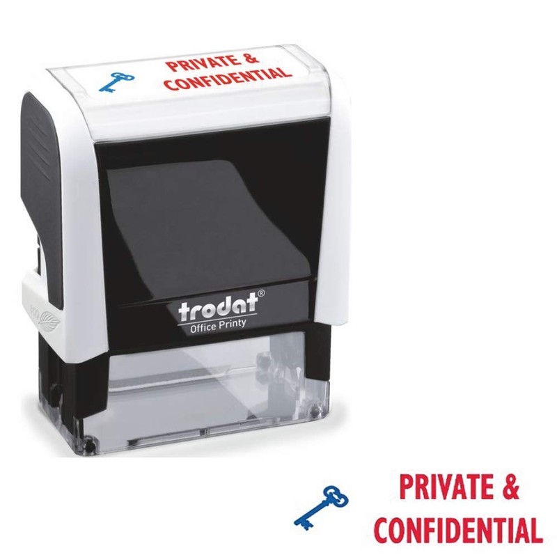 Trodat Stamp 4912 Office Printy with English Text PRIVATE &