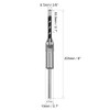 uxcell Square Hole Drill Bit, 3/8" High-Carbon Steel Hollow Chisel