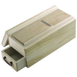 KONYO Daigoro Bonito Sharpener, Paulownia Artisan Small, All Steel, 9.6 x 4.0 x 4.3 inches (245 x 103 x 111 mm)