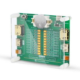 Treedix Cable Tester Board for HDMI Cable Tester Tester with 20 LED Indicators for Detection of Short Circuit / Open / Cross Connection for Standard HDMI Type A, Mini HDMI Type C, Micro HDMI Type D